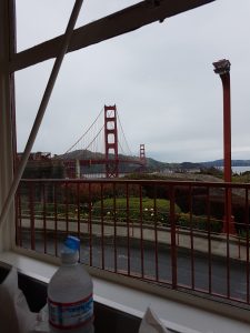 Lunch met uitzicht op de Golden Gatebrug